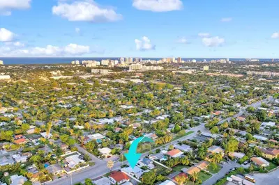 an aerial view of a city with buildings and trees at Laguna @ Casa Del Sol in Fort Lauderdale