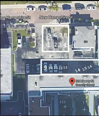 a map of the proposed new hammanuel street intersection at 311-22 Beachside in Hollywood