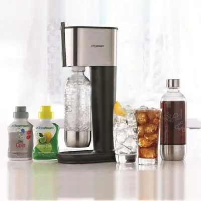 a blender and some bottles on a table at Oceanfront 3 Room Ocean Drive Condo in Miami Beach