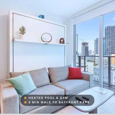 Explore Miami's Heat - Cozy Studio POOL & GYM