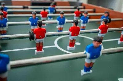 a group of miniature figurines in a boxing match at Miami Luxury Home! Next to Miami airport and beach in Miami
