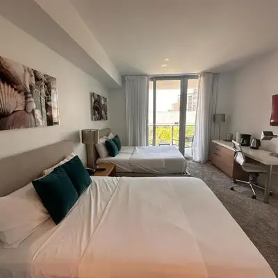 Studio with 2 Full Beds