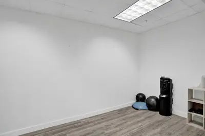 a room with two boxing equipment on the floor at Ocean Reserve Condominium in Miami Beach