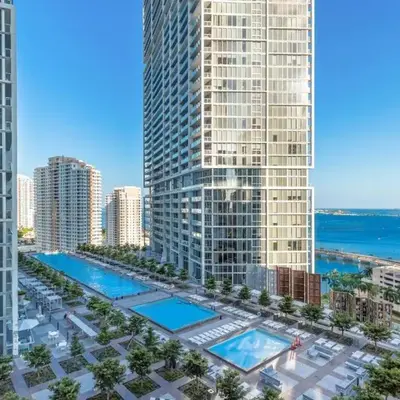 Studio at Icon Brickell Luxury Waterfront Building