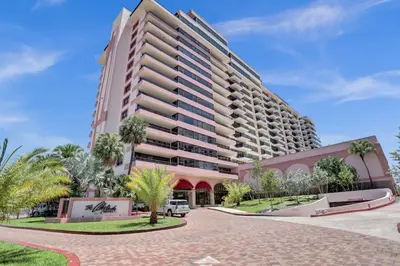a rendering of the exterior of a building at High floor Oceanview condo 1506 in Miami Beach