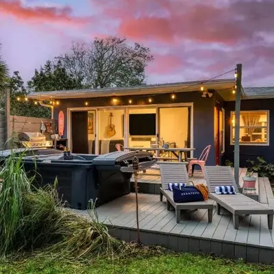 Hot Tub Firepit Deck 10mins to Beach Near Las Olas Middle Terrace Cottage by AvantStay