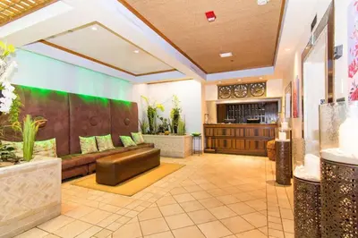 a living room with a couch and a table at BEST DEAL! 2 Bedroom Modern Beachfront by YouRent! in Miami Beach