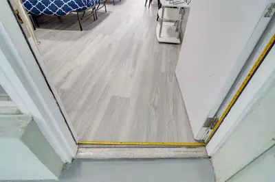 an overhead view of a floor in a room at Ocean Drive Prime Apt w/2 QueenBeds & Washer/Dryer in Miami Beach