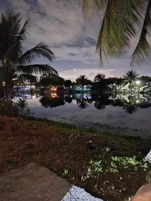 a view of a body of water at night at 1233 Apartment 1 Miami in Tamiami