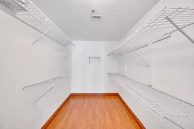 an empty room with white walls and white shelves at Sublime 1 BED 1 BTH • Brickell BAY & CITY VIEW in Miami