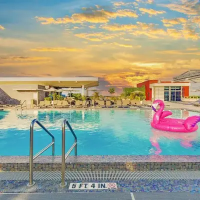 Rooftop Pool Balcony Hollywood Beach Broad walk