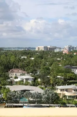 a view of a city with trees and buildings at 1405- South Beach 1BR & 1BA- Stunning Ocean View Oasis in Miami Beach