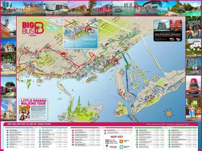 a map of the disneyorld attraction at Coco Sol 3 by MyMiamiStay in Miami