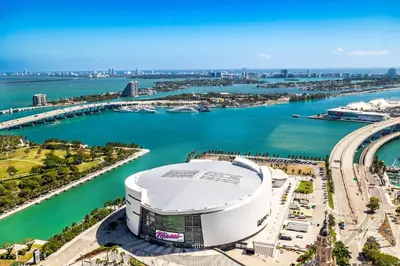 an aerial view of the sydney opera house at Stunning 2 Bed 2 Bath w balcony & incredible views in Miami