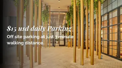 a hallway with bamboo poles in a building at NEW Luxurious Apartment Floor 35th - Miami's heart in Miami