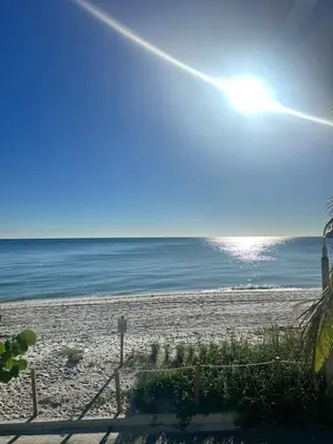 a sandy beach with the ocean in the background at 3-BR space in charming Hollywood in Hollywood