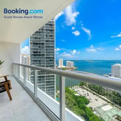 Charming Ocean View 2BR 1BA ICON Brickell