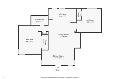 a block diagram of a house at Banyan St 2BR 1BA off Las Olas- Steps to Beach unit 4 in Fort Lauderdale