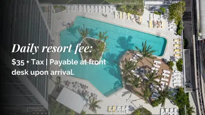 a picture of a pool at a resort at New 26th floor amazing view 2BR-2BA in Miami