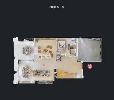 a picture of a floor plan of a building at Villa Enclave- Brand New Luxe Las Olas Beach Villa in Fort Lauderdale