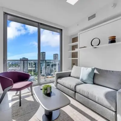 Stylish Studio and Den Across from Bayside Miami