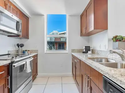 a kitchen with a sink and a window at MVR-The Stay You-ll Talk About All Year in Miami