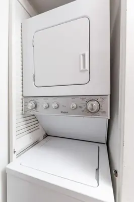 a white refrigerator with its door open in a room at Bright 2BR Apartment in Prime Brickell Location in Miami
