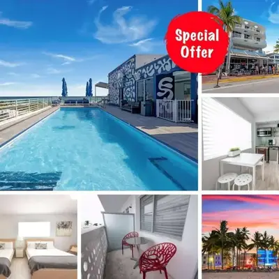 Ocean Drive Studio Roof top Pool and Bar
