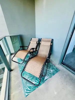 two chairs sitting in a room on an elevator at Miami Downtown 2BR Pool-Gym-Views-Great Location in Miami