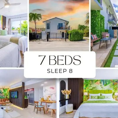 Walk to Coral Gables| Beautiful Property| Sleeps 8