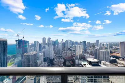 a view of a city from the top of a skyscraper at Gale Hotel - Premium Studio W Panoramic City Views in Miami