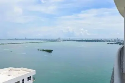 a view of a large body of water at Waterfront 1BR w Bay ViewsBalcony Full Kitchen in Miami