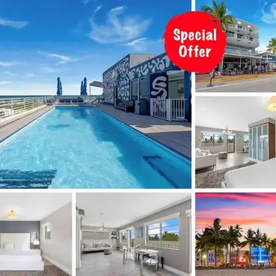 Spacious Studio with Roof Top Pool & Bar