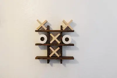 a shelf with the wordox on a wall at The Victoria Hotel in Fort Lauderdale