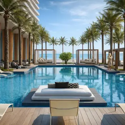 Lyfe Resort l Ocean Pool View Gym
