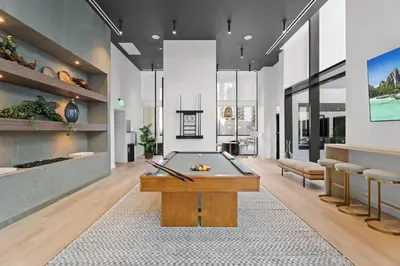 a billiard room with a pool table in it at Prime Downtown Location - Amazing Amenities & Top Location in Miami