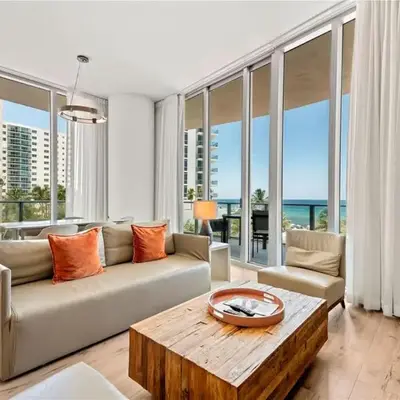 Ocean Front Corner 2 Bedroom Low Floor
