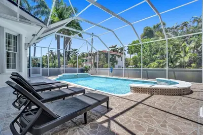 an image of a swimming pool on a house at 6BR Elegant Hollywood Lakes Mansion with Private Pool & Spa in Hollywood