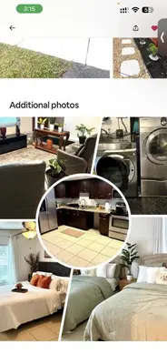 a collage of pictures of a room with beds at Exclusive suites in Fort Lauderdale