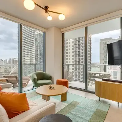 Luxe High-Rise Living! Crosby Condo with Ocean View