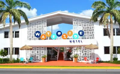 a rendering of the exterior of a hotel at Waterside Hotel and Suites in Miami Beach