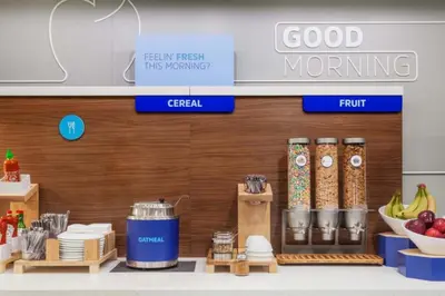 a grocery store with food items on a shelf at Holiday Inn Express and Suites Fort Lauderdale Airport West by IHG in Davie