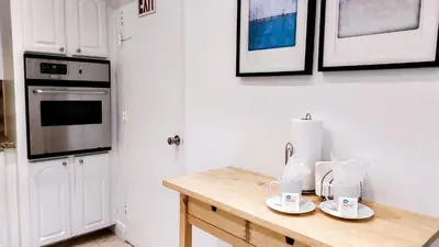 a kitchen with a table with two cups on it at THE TIDES 1bedroom apt 15th floor WE ARE ON THE BEACH! in Hollywood