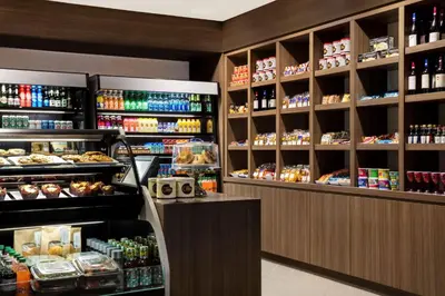 a store filled with lots of food and drinks at DoubleTree by Hilton Hotel Miami Airport & Convention Center in Miami