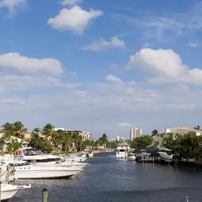 Spectacular view on the canal