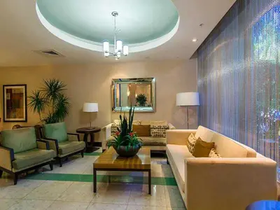 a living room with a couch and chairs at Miami Hollywood Awesome 2 Bedroom 2 Bathroom 003-22bvic in Hollywood