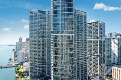 a view of a city with tall buildings at NEW!!! W Brickell Miami- ICON DELUXE LOUNGE with 2 masters in Miami