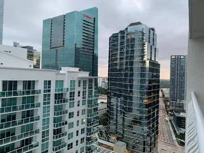 a view of some tall buildings in a city at Star Stay Miami Orange Brickell in Miami