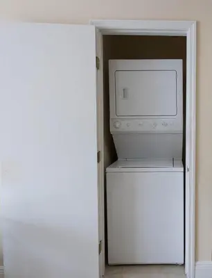 a white washer and dryer in a room at Westover Arms Hotel in Miami Beach