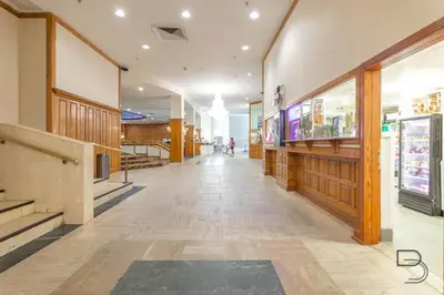 a hallway of a grocery store with at Girasole Rentals in Miami Beach